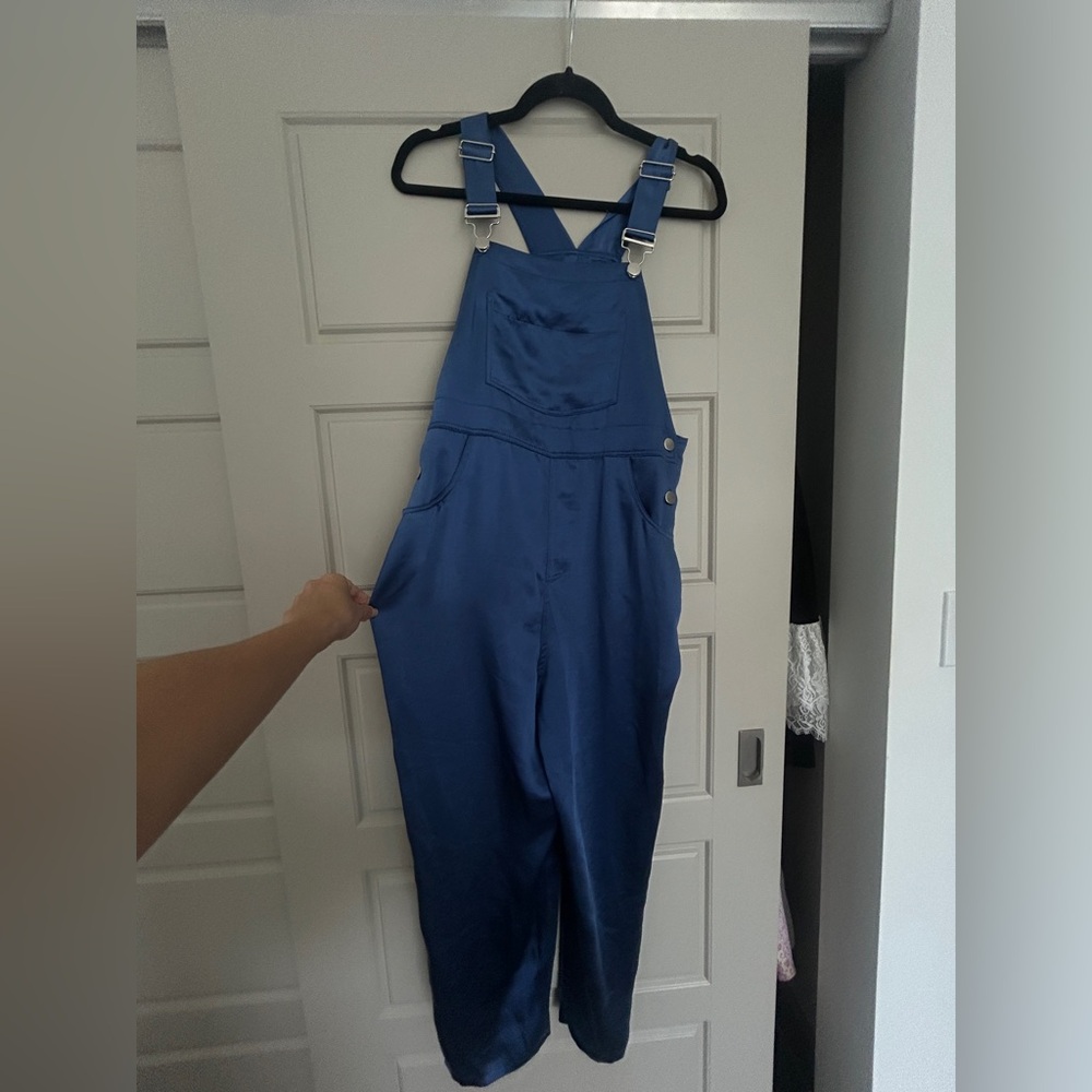 Weworewhat satin overalls